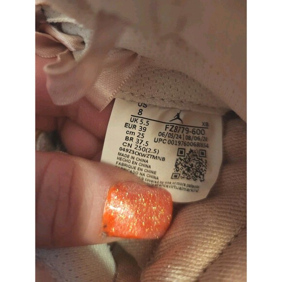 Size 8 - Air Jordan 1 Retro OG High Washed Pink W - Picture 6 of 7